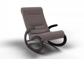 Кресло-качалка Мальта ткань какао в Кургане - kurgan.mebel-tymen.ru | фото
