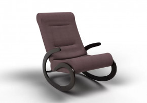 Кресло-качалка Мальта ткань кофе с молоком в Кургане - kurgan.mebel-tymen.ru | фото