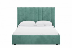 Кровать 1600 Ингрид 312 Велюр Ультра Минт в Кургане - kurgan.mebel-tymen.ru | фото