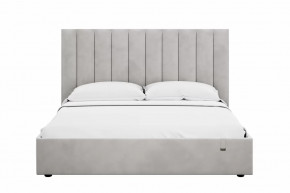 Кровать 1800 Ингрид 312 Велюр Ультра Смог в Кургане - kurgan.mebel-tymen.ru | фото