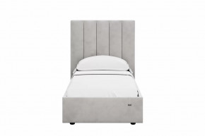 Кровать 900 Ингрид 312 Велюр Ультра Смог в Кургане - kurgan.mebel-tymen.ru | фото