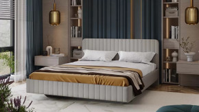 Кровать без ПМ «Шелли» Тип 1 (без подъемного механизма) Велюр Confetti Silver в Кургане - kurgan.mebel-tymen.ru | фото