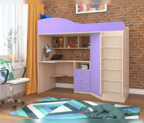 Кровать-чердак Кадет 1 с металлической лестницей Ярофф в Кургане - kurgan.mebel-tymen.ru | фото