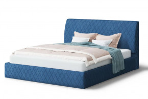 Кровать Хилтон, 2000*1600 мм, синий в Кургане - kurgan.mebel-tymen.ru | фото