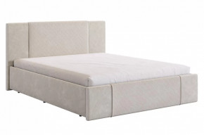 Кровать (каркас) Хлоя 160х200 см крем (велюр) в Кургане - kurgan.mebel-tymen.ru | фото