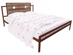 Кровать Инесса коричневая в Кургане - kurgan.mebel-tymen.ru | фото