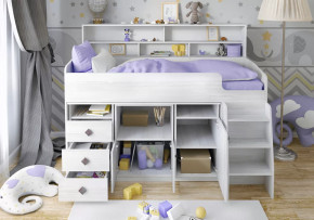 Кровать Малыш- 5 с полкой Винтерберг Ярофф в Кургане - kurgan.mebel-tymen.ru | фото