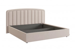 Кровать (каркас) Сиена 2 180х200 см крем (велюр) в Кургане - kurgan.mebel-tymen.ru | фото