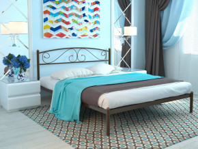 Кровать Вероника коричневая в Кургане - kurgan.mebel-tymen.ru | фото