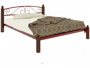 Кровать Вероника Lux красная в Кургане - kurgan.mebel-tymen.ru | фото