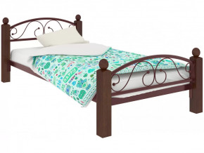 Кровать Вероника Мини Lux Plus коричневая в Кургане - kurgan.mebel-tymen.ru | фото