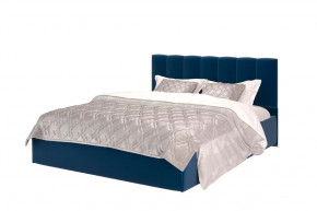 Кровать Элен 1600*2000 мм, велюр NEO 27, синий в Кургане - kurgan.mebel-tymen.ru | фото