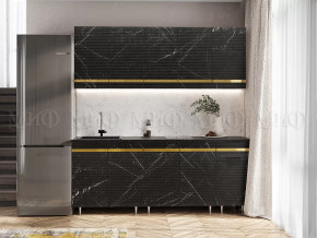 Кухня Милена 2,0м (Мрамор Блэк софт (Антарес)) в Кургане - kurgan.mebel-tymen.ru | фото