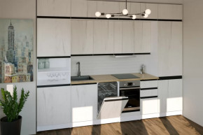 Кухонный гарнитур Амели люкс 3000 мм в Кургане - kurgan.mebel-tymen.ru | фото