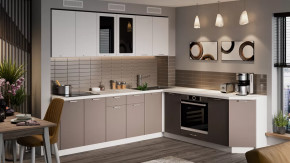 Кухонный гарнитур «Габриэлла» №11 Белый/Сноу/Муссон в Кургане - kurgan.mebel-tymen.ru | фото