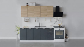 Кухонный гарнитур «Гранита» длиной 200 см в Кургане - kurgan.mebel-tymen.ru | фото