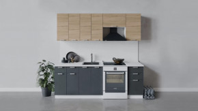 Кухонный гарнитур «Гранита» длиной 220 см в Кургане - kurgan.mebel-tymen.ru | фото