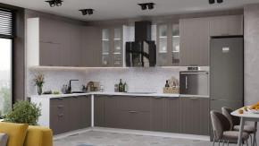 Кухонный гарнитур «Кимберли» №11 Белый, Муссон в Кургане - kurgan.mebel-tymen.ru | фото