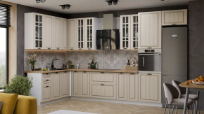 Кухонный гарнитур «Лина» №5 Белый, Крем в Кургане - kurgan.mebel-tymen.ru | фото