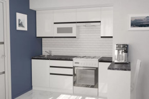 Кухонный гарнитур Лотос ультра 2000 мм в Кургане - kurgan.mebel-tymen.ru | фото