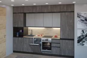 Кухонный гарнитур Симфония люкс 3000 мм в Кургане - kurgan.mebel-tymen.ru | фото