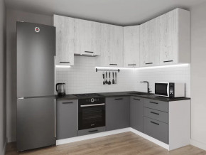 Кухонный гарнитур угловой Санторини-2200х1600 МДФ столешница 26 мм в Кургане - kurgan.mebel-tymen.ru | фото