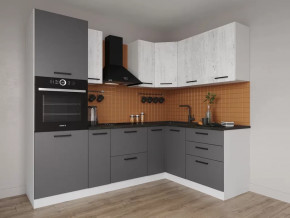 Кухонный гарнитур угловой Санторини-2400х1600 МДФ столешница 38 мм в Кургане - kurgan.mebel-tymen.ru | фото