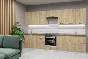 Кухонный гарнитур Янтарь 3000 мм в Кургане - kurgan.mebel-tymen.ru | фото