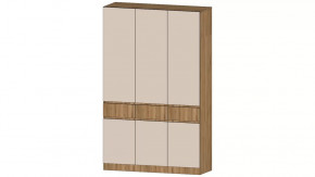 Ленора Шкаф 3х ств. Дуб вотан/Кашемир в Кургане - kurgan.mebel-tymen.ru | фото