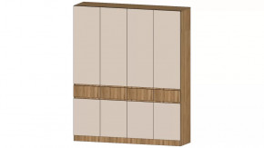 Ленора Шкаф 4х ств. Дуб вотан/Кашемир в Кургане - kurgan.mebel-tymen.ru | фото