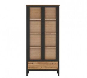 LOFT шкаф REG2W1S (Дуб вотан/Черный) в Кургане - kurgan.mebel-tymen.ru | фото