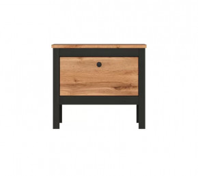 LOFT тумба KOM1K/55 (Дуб вотан/Черный) в Кургане - kurgan.mebel-tymen.ru | фото