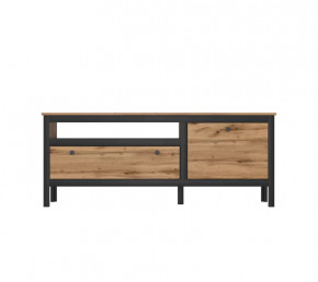 LOFT тумба RTV1D1S (Дуб вотан/Черный) в Кургане - kurgan.mebel-tymen.ru | фото