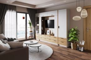 Модульная гостиная Оттавия Белый в Кургане - kurgan.mebel-tymen.ru | фото