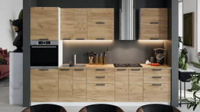 Модульная кухня «Детройт» Белый/Дуб Крафт золотой в Кургане - kurgan.mebel-tymen.ru | фото