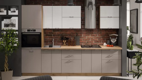 Модульная кухня «Габриэлла» Белый/Сноу/Муссон в Кургане - kurgan.mebel-tymen.ru | фото