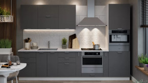 Модульная кухня «Габриэлла» Белый/Титан в Кургане - kurgan.mebel-tymen.ru | фото