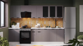 Модульная кухня «Гренада» Белый, Холст Вулкан в Кургане - kurgan.mebel-tymen.ru | фото