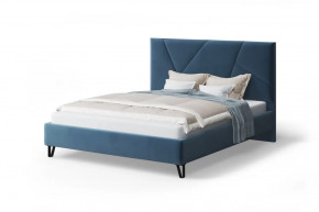 Мягкая кровать Мила, 1600*2000 мм, синий в Кургане - kurgan.mebel-tymen.ru | фото