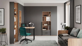 Набор детской мебели «Порто» №8 Яблоня Беллуно, Графит софт в Кургане - kurgan.mebel-tymen.ru | фото