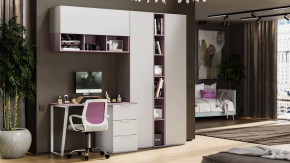 Набор детской мебели «Порто» №9 Белый жемчуг, Виола, Белый софт в Кургане - kurgan.mebel-tymen.ru | фото