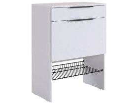 Обувница Баско белое дерево/белое дерево в Кургане - kurgan.mebel-tymen.ru | фото