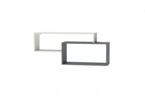 Полка Клео Пл-1, 1150 мм, графит, миндаль Диал в Кургане - kurgan.mebel-tymen.ru | фото