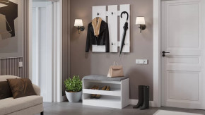 Прихожая «Агата» №1 Белый в Кургане - kurgan.mebel-tymen.ru | фото