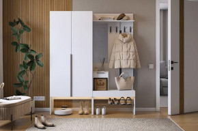 Прихожая Баско К1 белое дерево в Кургане - kurgan.mebel-tymen.ru | фото