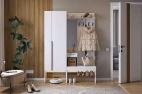 Прихожая Баско К2 белое дерево в Кургане - kurgan.mebel-tymen.ru | фото