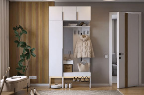 Прихожая Баско К4 белое дерево в Кургане - kurgan.mebel-tymen.ru | фото