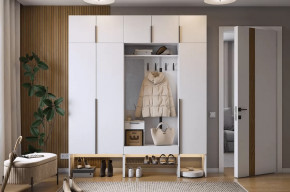 Прихожая Баско К7 белое дерево в Кургане - kurgan.mebel-tymen.ru | фото