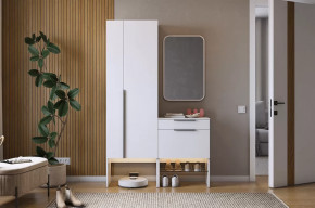 Прихожая Баско К8 белое дерево в Кургане - kurgan.mebel-tymen.ru | фото