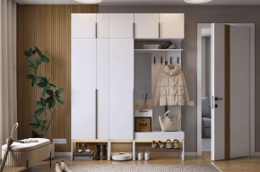 Прихожая Баско К9 белое дерево в Кургане - kurgan.mebel-tymen.ru | фото